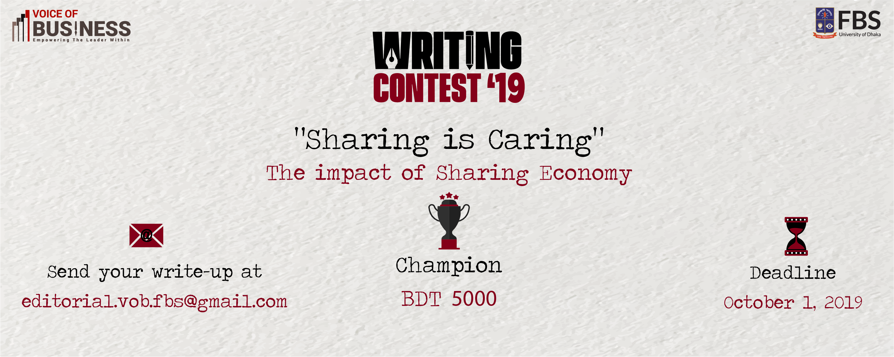 VoB Writing Contest 2019