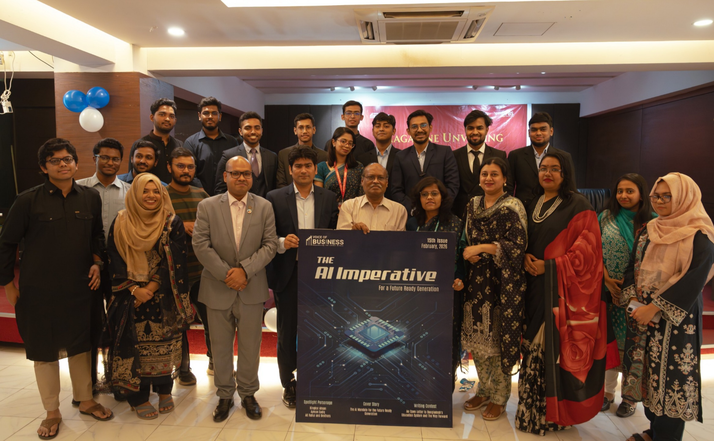 magazine unvailing VoB 15th issue